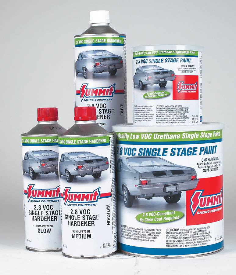 Summit Racing Equipment’s New Low VOC Single Stage Paint System is Easy